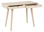 Bureau Cent Blanc - En partie en bois massif - 100 x 74 x 45 cm