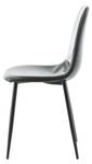 Chaise POLAR DRC 1NOS Noir - Matière plastique - Cuir synthétique