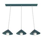 Pendelleuchte Chapeau Linear X3 Blau