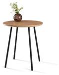 Table Sebastian Noir - Bois manufacturé - 19 x 43 x 43 cm