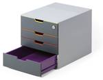 Schubladenbox VARICOLOR SAFE Grau - Kunststoff - 28 x 30 x 36 cm