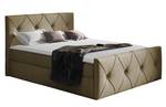 Boxspringbett Crystal Lux Beige - Breite: 127 cm