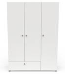 Armoire Izzy Beige - Bois manufacturé - 52 x 186 x 135 cm