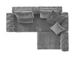 Modulsofa 2 SEPHI Cordes Vintage Gris