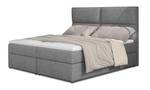 Boxspringbett GLOW Grau - Breite: 165 cm