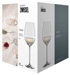 Weißweinglas Vinos 4er Set Naturfaser - 2 x 24 x 10 cm