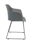 Fauteuil de table Tango Matière plastique / Acier - Gris