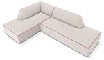 Ecksofa RUBY 4 Sitzplätze Beige