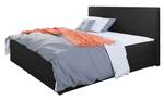 Boxspringbett Fado III Schwarz - Breite: 185 cm