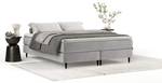 Boxspringbett Rowan Grau - Breite: 140 cm - H3