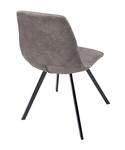 Stuhl AMSTERDAM CHAIR Grau - Taupe - Stahl - Textil