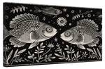 Bild Fisch Abstrakt IX 40 x 30 cm