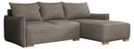 Ecksofa Focus Braun