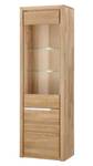 Wohnwand Pisa 30 (4-teilig) mit LED Braun - Massivholz - Holzart/Dekor - 291 x 198 x 46 cm