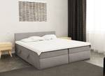 Boxspringbett Doppelbett Menorca Hellgrau - Breite: 140 cm