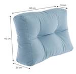 Coussin latéral Classic bleu glacé Bleu clair