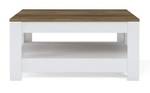 Table Basse Grado brun Blanc - Bois manufacturé - 90 x 47 x 90 cm