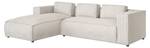 Cord Ecksofa Rouen Beige - Ecke davorstehend links