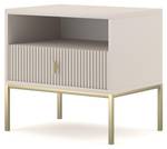 Nachttisch MAGGIORE NS54 1D Beige - Gold