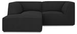 Ecksofa RUBY 3 Sitzplätze Schwarz