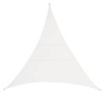 Voile d’ombrage triangulaire blanc crème 400 x 315 cm