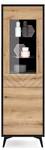 Vitrine DIAMOND Braun - Holzwerkstoff - 54 x 178 x 39 cm