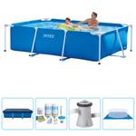 Schwimmbad-Set 282711 (5-teilig) Blau - 160 x 65 x 260 cm