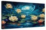 Bild Gemälde Lotus VIII 100 x 70 cm