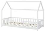 Lit enfant Sisimiut Pin 200 x 90 cm Blanc - 206 x 140 x 96 cm