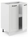 Meuble bas de cuisine R-Line 36559 Blanc - Bois manufacturé - 60 x 81 x 46 cm