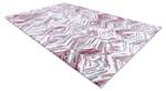 Tapis Acrylique Dizayn 121 Gris Clair Rose foncé - Matière plastique - Textile - 160 x 1 x 230 cm