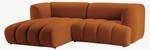 modulares Ecksofa HARRY 3 Sitzplätze Braun