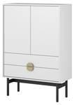 Buffet haut STOON Blanc - Bois manufacturé - 86 x 124 x 38 cm