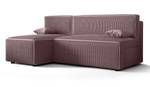 Ecksofa MIR Violett - Ecke davorstehend links