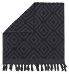 RM Chic Towel anthracite 140x70 Grau - Textil - 26 x 5 x 39 cm