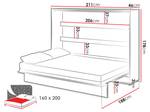 Schrankbett Bed Concept BC-14 Weiß