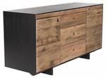 Buffet ANDREA Braun - Holz teilmassiv - 48 x 76 x 150 cm