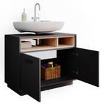 Meuble sous vasque simple Beatrice 34839 Anthracite