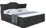 Boxspringbett VILA Schwarz - Breite: 160 cm - H4