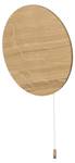 Wandlampe MINIMAL Braun - Holzwerkstoff - 20 x 20 x 7 cm