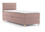 Boxspringbett Einzelbett Vera Mini Braun - Breite: 90 cm