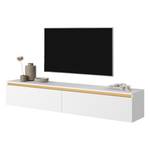 Selsey TV-Schrank Seney Weiß - Holz teilmassiv - 175 x 30 x 32 cm