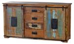 Sideboard JUPITER Braun - Massivholz - 150 x 81 x 38 cm