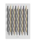 Tableau en bois The Combination Noir - Blanc - Jaune - En partie en bois massif - 45 x 65 x 2 cm