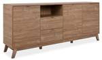 Sideboard Budapest Braun - Holzwerkstoff - 40 x 83 x 198 cm