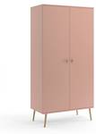 Kleiderschrank mit Stange IKON Rosa Hellrosa - Pink