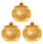 Xmas Night Komet, 3er Set, gold, 8cm Glas - 7 x 8 x 7 cm