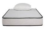 Matelas Confort 90x190+oreiller Blanc - Textile - 90 x 18 x 190 cm