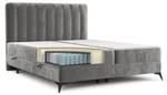 Boxspringbett Aggaz Grau - Breite: 180 cm