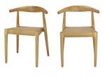 Lot de 2 chaises Bunga Marron